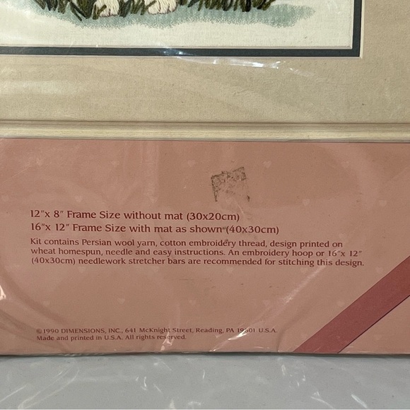 Vintage Dimensions & Candamar Cat Cross Stitch Kits - Finished Size 14x14/12x8 - Picture 6 of 9